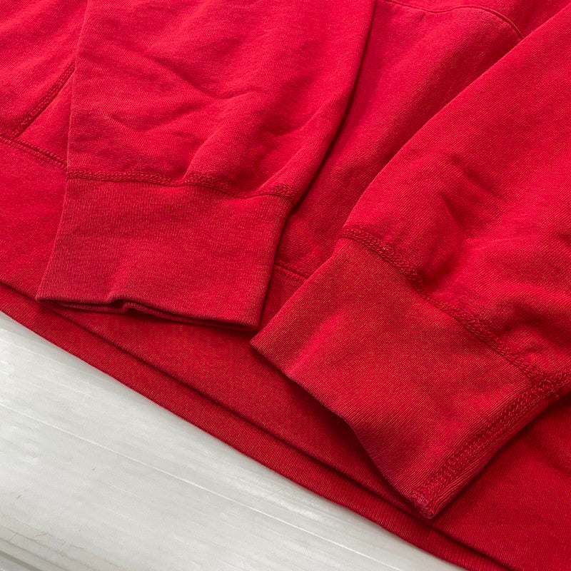 【現状渡し品】【メンズ】 SUPREME シュプリーム 19AW BANDANA BOXLOGO HOODED SWEATSHIRT 2019年秋冬 バンダナ ボックスロゴ フーデッド スウェットシャツ 長袖 トップス パーカー 149-260817-sa-15-teih サイズ：XL カラー：レッド 万代Net店
