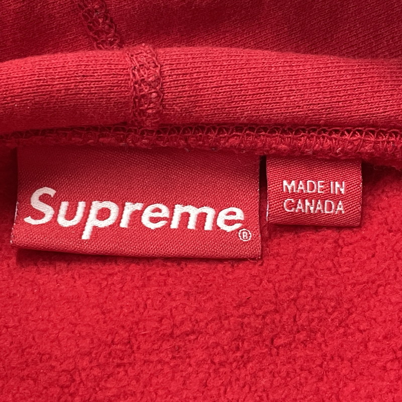 【現状渡し品】【メンズ】 SUPREME シュプリーム 19AW BANDANA BOXLOGO HOODED SWEATSHIRT 2019年秋冬 バンダナ ボックスロゴ フーデッド スウェットシャツ 長袖 トップス パーカー 149-260817-sa-15-teih サイズ：XL カラー：レッド 万代Net店