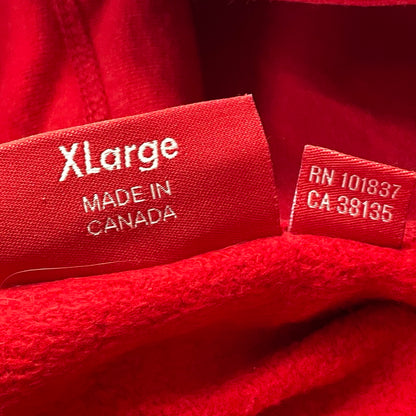 【現状渡し品】【メンズ】 SUPREME シュプリーム 19AW BANDANA BOXLOGO HOODED SWEATSHIRT 2019年秋冬 バンダナ ボックスロゴ フーデッド スウェットシャツ 長袖 トップス パーカー 149-260817-sa-15-teih サイズ：XL カラー：レッド 万代Net店