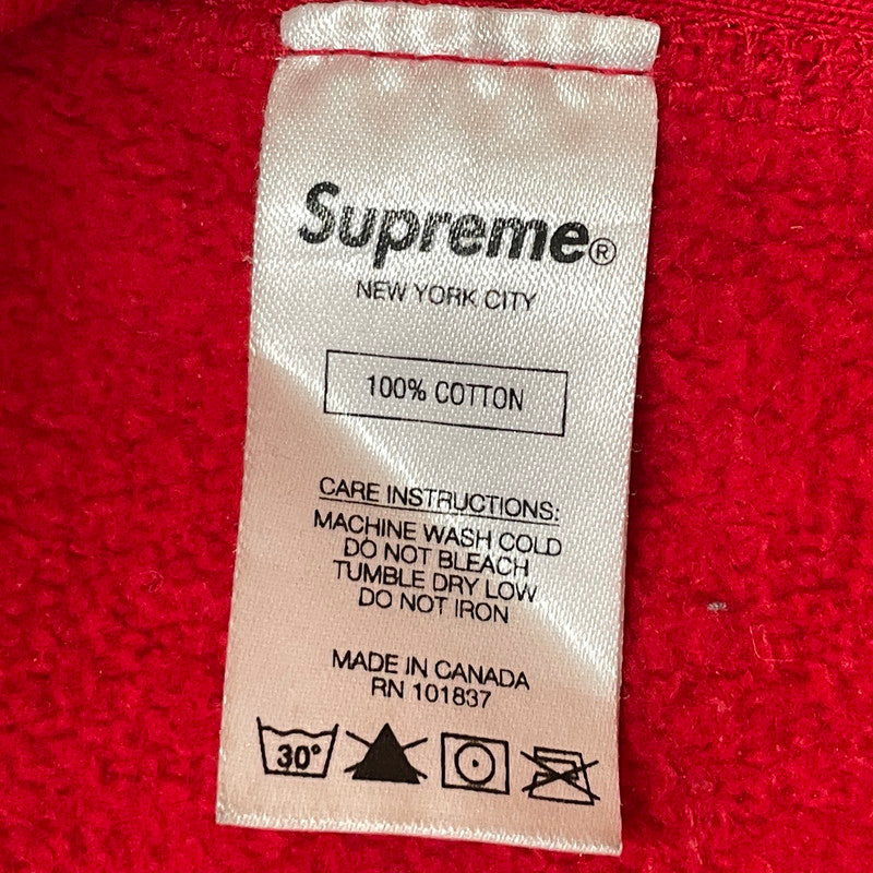 【現状渡し品】【メンズ】 SUPREME シュプリーム 19AW BANDANA BOXLOGO HOODED SWEATSHIRT 2019年秋冬 バンダナ ボックスロゴ フーデッド スウェットシャツ 長袖 トップス パーカー 149-260817-sa-15-teih サイズ：XL カラー：レッド 万代Net店