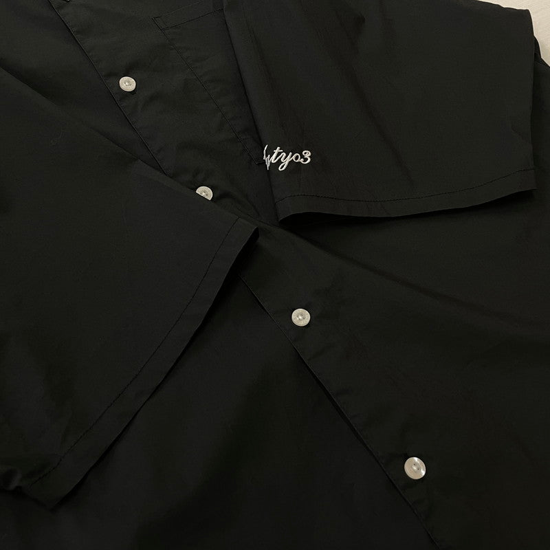 【中古品】【メンズ】 FAT エフエーティー GIGACROP S/S SHIRT F32511-SH24-AB ギガクロップ ショートスリーブシャツ 半袖トップス 142-260826-ss-08-teih サイズ：FAT カラー：ブラック 万代Net店