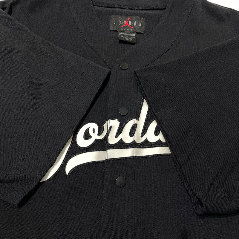 【中古品】【メンズ】 AIR JORDAN エアジョーダン FLIGHT MVP BASEBALL TOP JERSEY ”BLACK" FN4663-010 フライト MVP ベースボールトップ 半袖 シャツ トップス 148-260826-yo-06-teih サイズ：XL カラー：ブラック 万代Net店