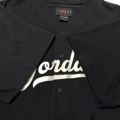 【中古品】【メンズ】 AIR JORDAN エアジョーダン FLIGHT MVP BASEBALL TOP JERSEY ”BLACK" FN4663-010 フライト MVP ベースボールトップ 半袖 シャツ トップス 148-260826-yo-06-teih サイズ：XL カラー：ブラック 万代Net店