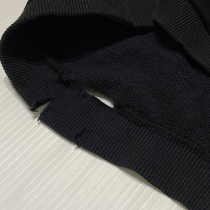 【中古品】【メンズ】 FIRST AID TO THE INJURED ファースト エイド トゥ ザ インジュアード DAMAGE S/S SWEAT ダメージ ショートスリーブ スウェット 半袖 トップス トレーナー 141-260824-sa-18-tei サイズ：4 カラー：ブラック 万代Net店