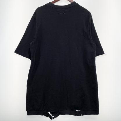 【中古品】【メンズ】 FIRST AID TO THE INJURED ファースト エイド トゥ ザ インジュアード DAMAGE S/S SWEAT ダメージ ショートスリーブ スウェット 半袖 トップス トレーナー 141-260824-sa-18-tei サイズ：4 カラー：ブラック 万代Net店
