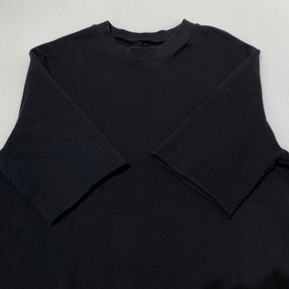 【中古品】【メンズ】 FIRST AID TO THE INJURED ファースト エイド トゥ ザ インジュアード DAMAGE S/S SWEAT ダメージ ショートスリーブ スウェット 半袖 トップス トレーナー 141-260824-sa-18-tei サイズ：4 カラー：ブラック 万代Net店