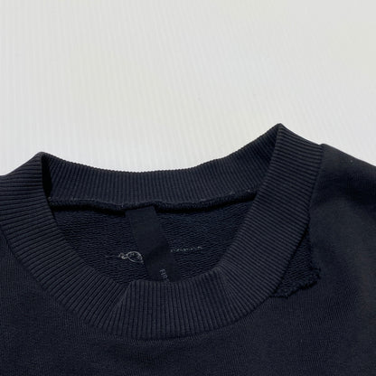【中古品】【メンズ】 FIRST AID TO THE INJURED ファースト エイド トゥ ザ インジュアード DAMAGE S/S SWEAT ダメージ ショートスリーブ スウェット 半袖 トップス トレーナー 141-260824-sa-18-tei サイズ：4 カラー：ブラック 万代Net店