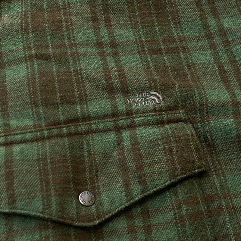 【中古品】【メンズ】 THE NORTH FACE PURPLE LABEL ザノースフェイス パープル レーベル FLANNEL PLAID FIELD SHIRT NT3266N フランネル シャツ 144-260819-sa-06-teih サイズ：XL カラー：グリーンチェック 万代Net店