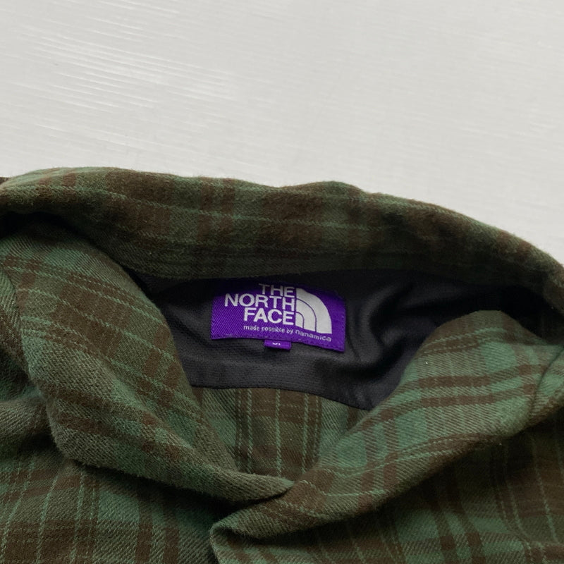 【中古品】【メンズ】 THE NORTH FACE PURPLE LABEL ザノースフェイス パープル レーベル FLANNEL PLAID FIELD SHIRT NT3266N フランネル シャツ 144-260819-sa-06-teih サイズ：XL カラー：グリーンチェック 万代Net店