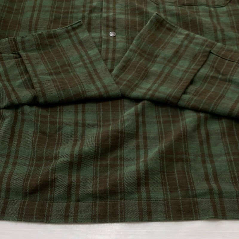 【中古品】【メンズ】 THE NORTH FACE PURPLE LABEL ザノースフェイス パープル レーベル FLANNEL PLAID FIELD SHIRT NT3266N フランネル シャツ 144-260819-sa-06-teih サイズ：XL カラー：グリーンチェック 万代Net店