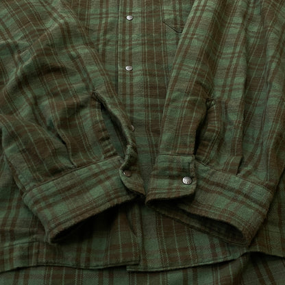 【中古品】【メンズ】 THE NORTH FACE PURPLE LABEL ザノースフェイス パープル レーベル FLANNEL PLAID FIELD SHIRT NT3266N フランネル シャツ 144-260819-sa-06-teih サイズ：XL カラー：グリーンチェック 万代Net店
