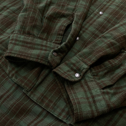 【中古品】【メンズ】 THE NORTH FACE PURPLE LABEL ザノースフェイス パープル レーベル FLANNEL PLAID FIELD SHIRT NT3266N フランネル シャツ 144-260819-sa-06-teih サイズ：XL カラー：グリーンチェック 万代Net店