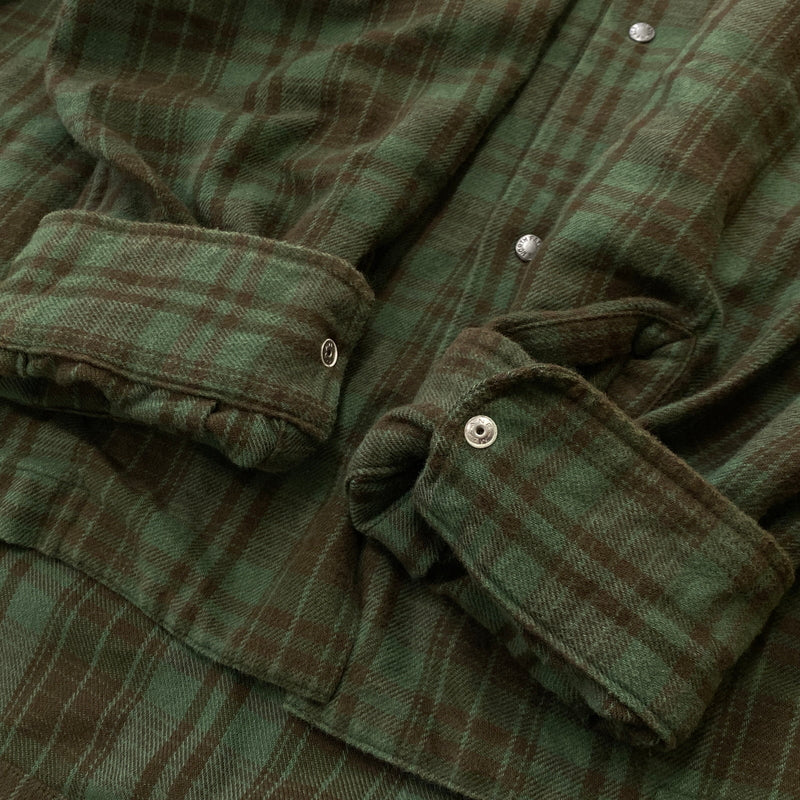 【中古品】【メンズ】 THE NORTH FACE PURPLE LABEL ザノースフェイス パープル レーベル FLANNEL PLAID FIELD SHIRT NT3266N フランネル シャツ 144-260819-sa-06-teih サイズ：XL カラー：グリーンチェック 万代Net店