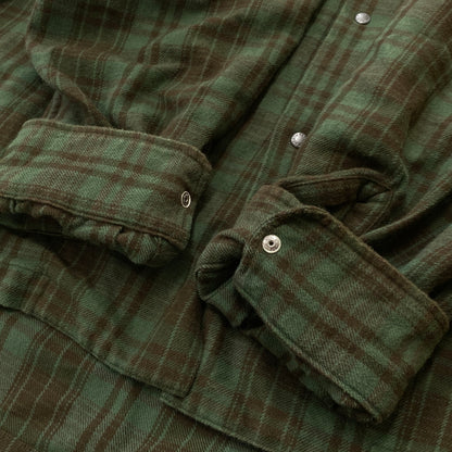 【中古品】【メンズ】 THE NORTH FACE PURPLE LABEL ザノースフェイス パープル レーベル FLANNEL PLAID FIELD SHIRT NT3266N フランネル シャツ 144-260819-sa-06-teih サイズ：XL カラー：グリーンチェック 万代Net店