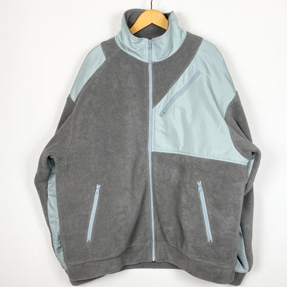 【中古品】【メンズ】 MARMOT マーモット× THE APARTMENT ジ アパートメント 別注コラボ 90's FLEECE JACKET TOUQJL39 90年代 フリース ジャケット アウター 144-260819-sa-12-teih サイズ：XXXL カラー：ブルーグレー 万代Net店