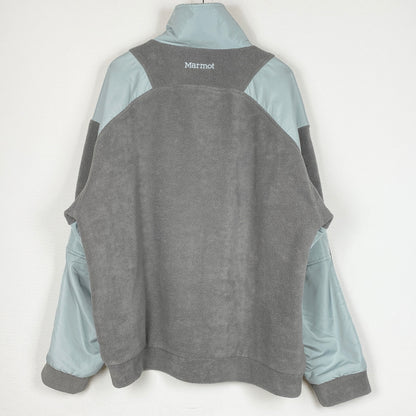 【中古品】【メンズ】 MARMOT マーモット× THE APARTMENT ジ アパートメント 別注コラボ 90's FLEECE JACKET TOUQJL39 90年代 フリース ジャケット アウター 144-260819-sa-12-teih サイズ：XXXL カラー：ブルーグレー 万代Net店