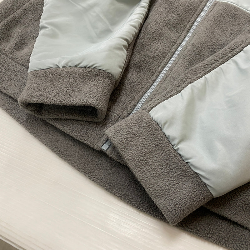 【中古品】【メンズ】 MARMOT マーモット× THE APARTMENT ジ アパートメント 別注コラボ 90's FLEECE JACKET TOUQJL39 90年代 フリース ジャケット アウター 144-260819-sa-12-teih サイズ：XXXL カラー：ブルーグレー 万代Net店