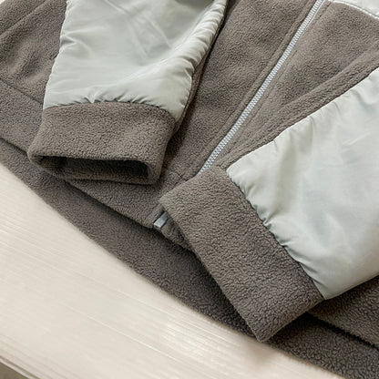 【中古品】【メンズ】 MARMOT マーモット× THE APARTMENT ジ アパートメント 別注コラボ 90's FLEECE JACKET TOUQJL39 90年代 フリース ジャケット アウター 144-260819-sa-12-teih サイズ：XXXL カラー：ブルーグレー 万代Net店