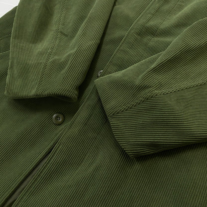 【中古品】【メンズ】 FRESH SERVICE フレッシュ サービス 22AW SOLOTEX CORDUROY UTILITY POCKET OVER COAT 2022年秋冬 ソロテックス コーデュロイ ユーティリティ ポケット オーバー コート アウター 140-260819-sa-10-teih サイズ：L カラー：グリーン 万代Net店