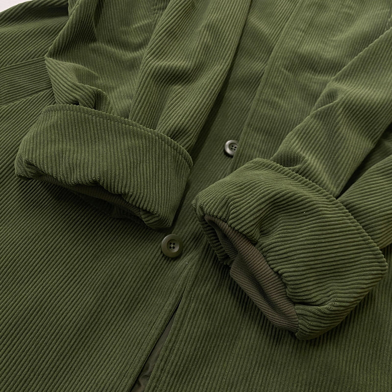 【中古品】【メンズ】 FRESH SERVICE フレッシュ サービス 22AW SOLOTEX CORDUROY UTILITY POCKET OVER COAT 2022年秋冬 ソロテックス コーデュロイ ユーティリティ ポケット オーバー コート アウター 140-260819-sa-10-teih サイズ：L カラー：グリーン 万代Net店