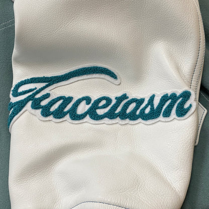 【中古品】【メンズ】 FACETASM ファセッタズム PATCHED STADIUM JACKET KR-JK-M02 パッチド スタジアム ジャケット アウター 140-260819-sa-09-teih サイズ：5 カラー：ミントホワイト 万代Net店