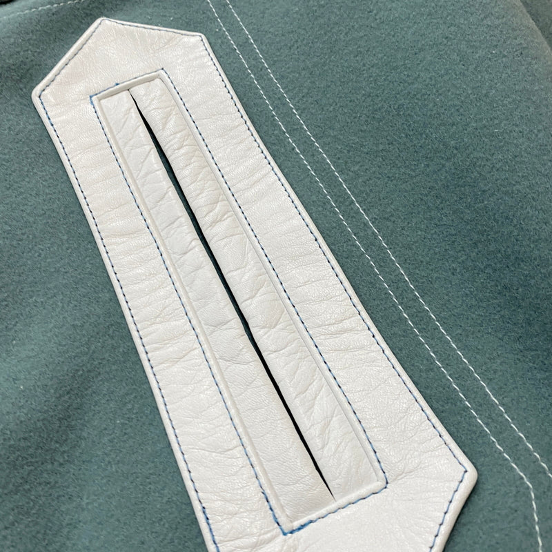 【中古品】【メンズ】 FACETASM ファセッタズム PATCHED STADIUM JACKET KR-JK-M02 パッチド スタジアム ジャケット アウター 140-260819-sa-09-teih サイズ：5 カラー：ミントホワイト 万代Net店