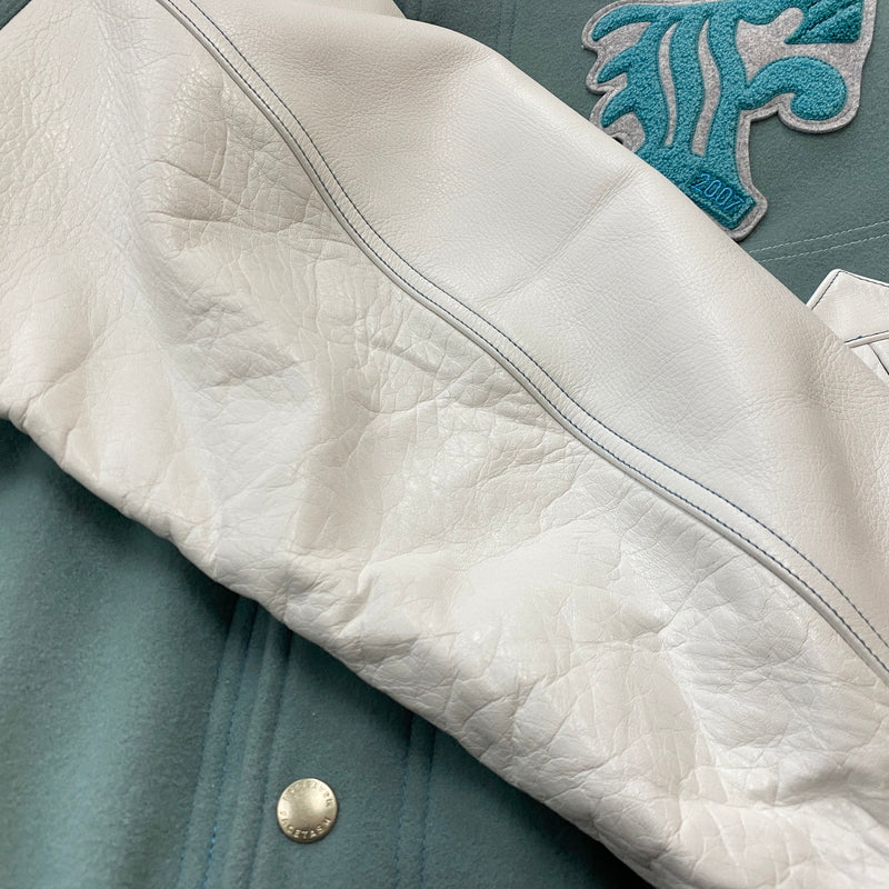 【中古品】【メンズ】 FACETASM ファセッタズム PATCHED STADIUM JACKET KR-JK-M02 パッチド スタジアム ジャケット アウター 140-260819-sa-09-teih サイズ：5 カラー：ミントホワイト 万代Net店