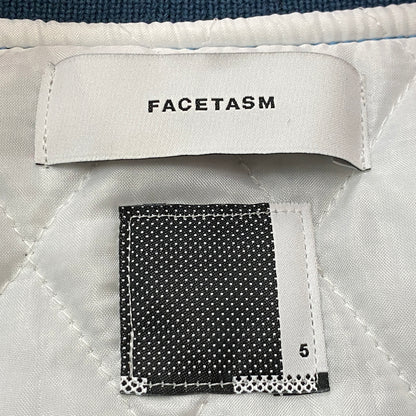 【中古品】【メンズ】 FACETASM ファセッタズム PATCHED STADIUM JACKET KR-JK-M02 パッチド スタジアム ジャケット アウター 140-260819-sa-09-teih サイズ：5 カラー：ミントホワイト 万代Net店