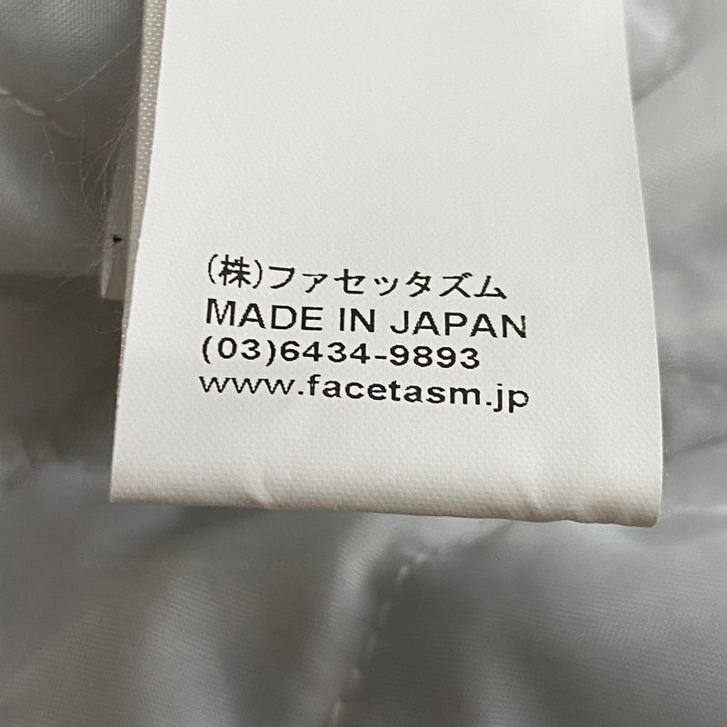 【中古品】【メンズ】 FACETASM ファセッタズム PATCHED STADIUM JACKET KR-JK-M02 パッチド スタジアム ジャケット アウター 140-260819-sa-09-teih サイズ：5 カラー：ミントホワイト 万代Net店