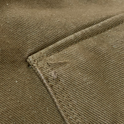 【中古品】【メンズ】 DOUBLET ダブレット SILK TWILL MILITARY PANTS 22SS15PT173 シルク ツイル ミリタリー パンツ ボトムス 151-260819-sa-03-teih サイズ：L カラー：カーキ 万代Net店