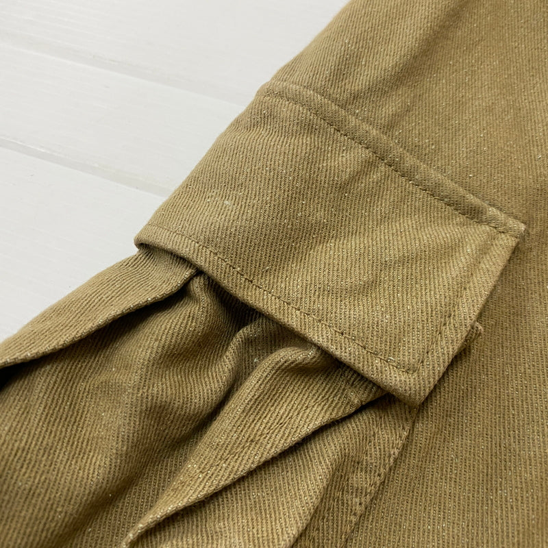 【中古品】【メンズ】 DOUBLET ダブレット SILK TWILL MILITARY PANTS 22SS15PT173 シルク ツイル ミリタリー パンツ ボトムス 151-260819-sa-03-teih サイズ：L カラー：カーキ 万代Net店
