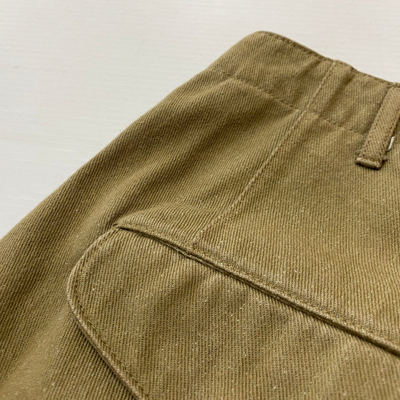 【中古品】【メンズ】 DOUBLET ダブレット SILK TWILL MILITARY PANTS 22SS15PT173 シルク ツイル ミリタリー パンツ ボトムス 151-260819-sa-03-teih サイズ：L カラー：カーキ 万代Net店