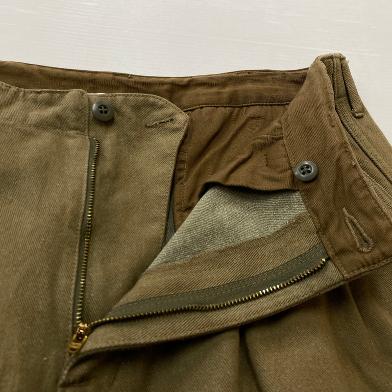 【中古品】【メンズ】 DOUBLET ダブレット SILK TWILL MILITARY PANTS 22SS15PT173 シルク ツイル ミリタリー パンツ ボトムス 151-260819-sa-03-teih サイズ：L カラー：カーキ 万代Net店
