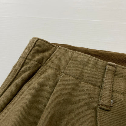 【中古品】【メンズ】 DOUBLET ダブレット SILK TWILL MILITARY PANTS 22SS15PT173 シルク ツイル ミリタリー パンツ ボトムス 151-260819-sa-03-teih サイズ：L カラー：カーキ 万代Net店