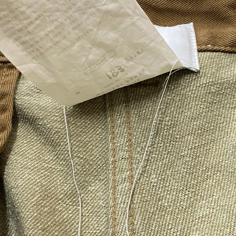 【中古品】【メンズ】 DOUBLET ダブレット SILK TWILL MILITARY PANTS 22SS15PT173 シルク ツイル ミリタリー パンツ ボトムス 151-260819-sa-03-teih サイズ：L カラー：カーキ 万代Net店