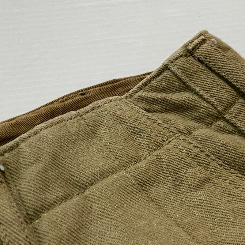 【中古品】【メンズ】 DOUBLET ダブレット SILK TWILL MILITARY PANTS 22SS15PT173 シルク ツイル ミリタリー パンツ ボトムス 151-260819-sa-03-teih サイズ：L カラー：カーキ 万代Net店
