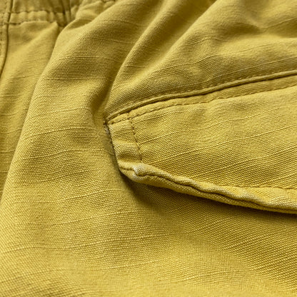 【中古品】【メンズ】 STUSSY ステューシー RIPSTOP CARGO BEACH SHORT PANT 112297 リップストップ カーゴ ビーチ ショート パンツ ボトムス 153-260819-sa-01-teih サイズ：L カラー：イエロー 万代Net店