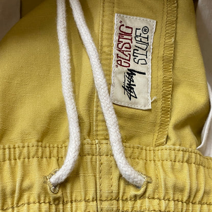 【中古品】【メンズ】 STUSSY ステューシー RIPSTOP CARGO BEACH SHORT PANT 112297 リップストップ カーゴ ビーチ ショート パンツ ボトムス 153-260819-sa-01-teih サイズ：L カラー：イエロー 万代Net店