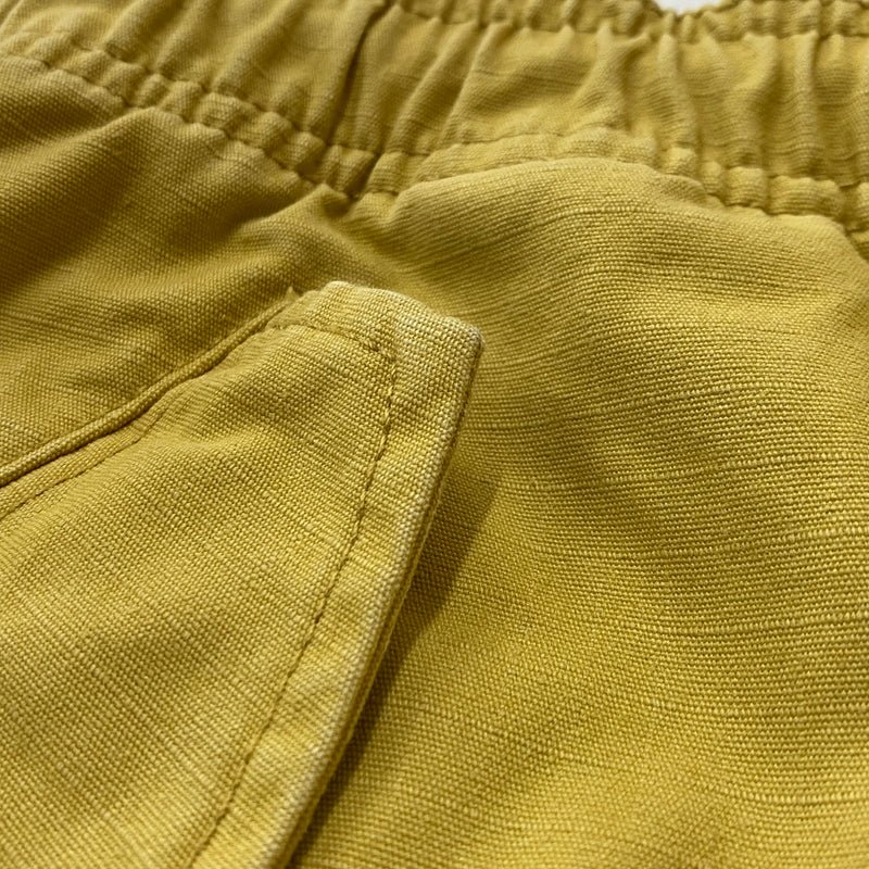 【中古品】【メンズ】 STUSSY ステューシー RIPSTOP CARGO BEACH SHORT PANT 112297 リップストップ カーゴ ビーチ ショート パンツ ボトムス 153-260819-sa-01-teih サイズ：L カラー：イエロー 万代Net店