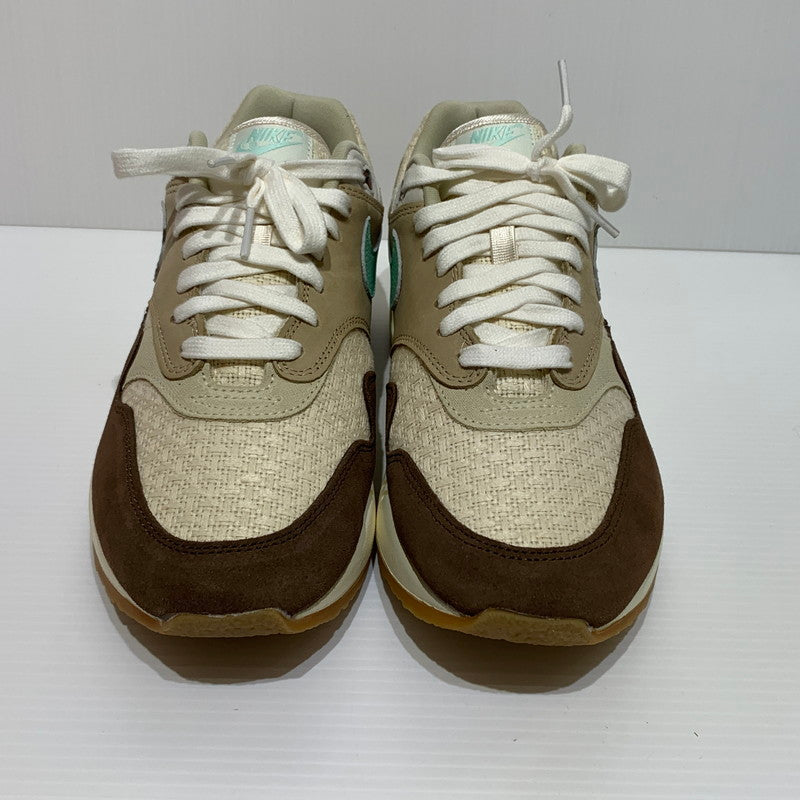 【中古品】【メンズ】 NIKE ナイキ AIR MAX 1 PRM CREPE HEMP FD5088-200 エアマックス1 プレミアム クレープ ヘンプ スニーカー 靴 シューズ 160-260829-ko-03-tei サイズ：27.5cm カラー：ベージュ 万代Net店