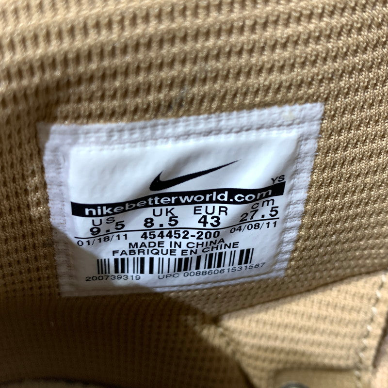 【中古品】【メンズ】 NIKE ナイキ × STUSSY ステューシー 別注 コラボ SKY FORCE 88 MID 454452-200 スカイ フォース ミッド スニーカー 靴 シューズ 160-260829-ko-02-tei サイズ：27.5cm カラー：ブラウン 万代Net店