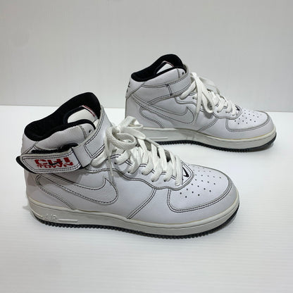 【中古品】【メンズ】 NIKE ナイキ AIR FORCE 1 MID CHICAGO TOWN 304096-112 エア フォースワン ミッド スニーカー 靴 シューズ 160-260829-ko-01-tei サイズ：27cm カラー：ホワイト 万代Net店