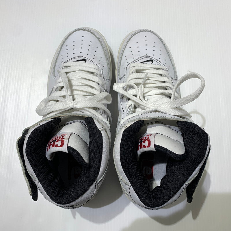 【中古品】【メンズ】 NIKE ナイキ AIR FORCE 1 MID CHICAGO TOWN 304096-112 エア フォースワン ミッド スニーカー 靴 シューズ 160-260829-ko-01-tei サイズ：27cm カラー：ホワイト 万代Net店
