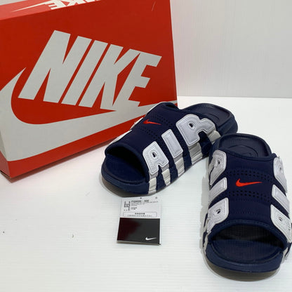 【中古品】【メンズ】 NIKE ナイキ AIR MORE UPTEMPO SLIDE OLYMPIC 2024 FQ8699-400 エアモアアップテンポ スライド サンダル 靴 スニーカー シューズ 160-260829-ko-09-tei サイズ：27cm カラー：ネイビー 万代Net店