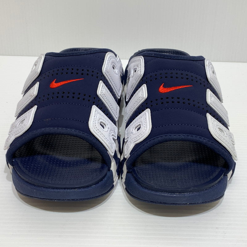 【中古品】【メンズ】 NIKE ナイキ AIR MORE UPTEMPO SLIDE OLYMPIC 2024 FQ8699-400 エアモアアップテンポ スライド サンダル 靴 スニーカー シューズ 160-260829-ko-09-tei サイズ：27cm カラー：ネイビー 万代Net店