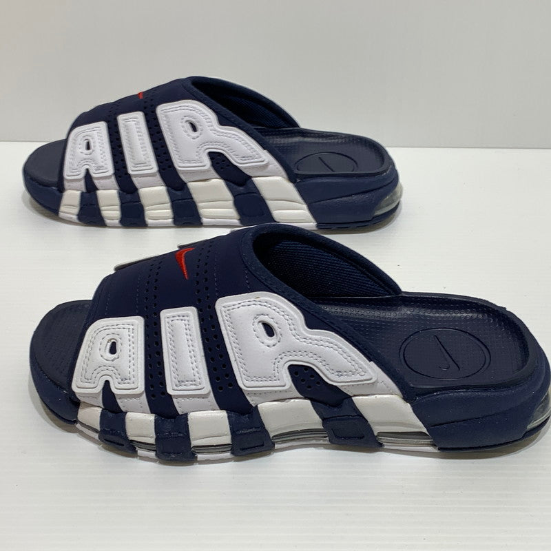 【中古品】【メンズ】 NIKE ナイキ AIR MORE UPTEMPO SLIDE OLYMPIC 2024 FQ8699-400 エアモアアップテンポ スライド サンダル 靴 スニーカー シューズ 160-260829-ko-09-tei サイズ：27cm カラー：ネイビー 万代Net店