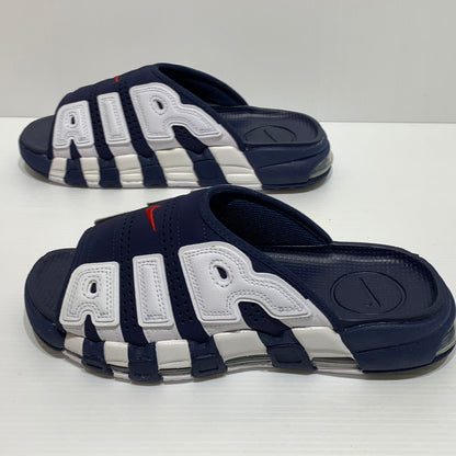 【中古品】【メンズ】 NIKE ナイキ AIR MORE UPTEMPO SLIDE OLYMPIC 2024 FQ8699-400 エアモアアップテンポ スライド サンダル 靴 スニーカー シューズ 160-260829-ko-09-tei サイズ：27cm カラー：ネイビー 万代Net店