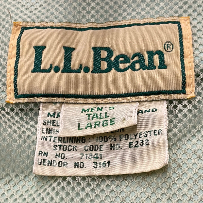 【中古品】【メンズ】 L.L.BEAN エルエルビーン 90’s GORE -TEX JACKET E232 90年代 ゴア テックス ジャケット アウター 144-260819-sa-14-teih サイズ：L カラー：グリーン系 万代Net店