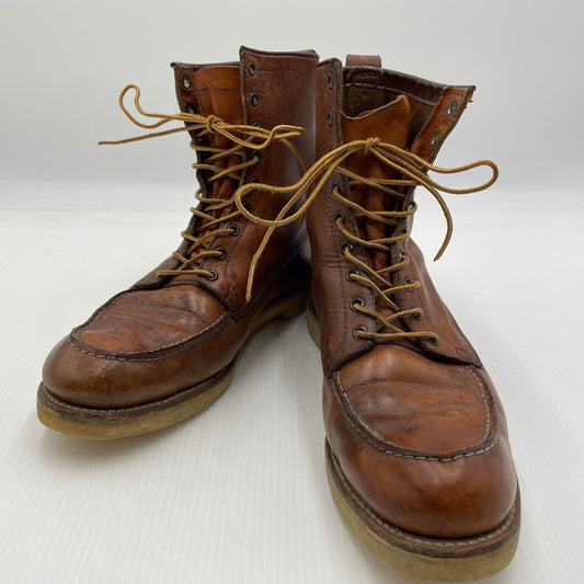 【現状渡し品】【メンズ】 RED WING レッドウィング IRISH SETTER CLASSIC MOC BOOTS VINTAGE 877 アイリッシュセッター クラシック モックトゥ ブーツ 靴 ヴィンテージ 164-260820-ko-14-teih サイズ：不明 カラー：ブラウン系 万代Net店