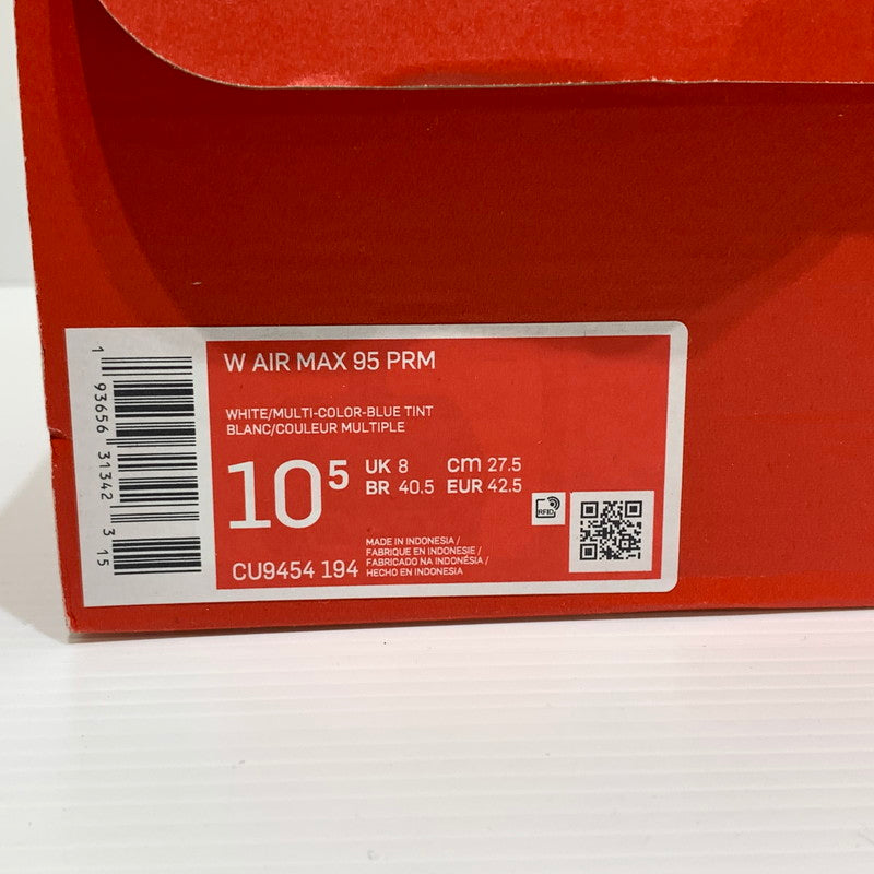 【中古品】【メンズ】 NIKE ナイキ WMNS AIR MAX 95 PREMIUM CU9454-194 ウィメンズ エアマックス95 オーバーレース スニーカー 靴 シューズ 160-260829-ko-07-tei サイズ：27.5cm カラー：マルチ 万代Net店